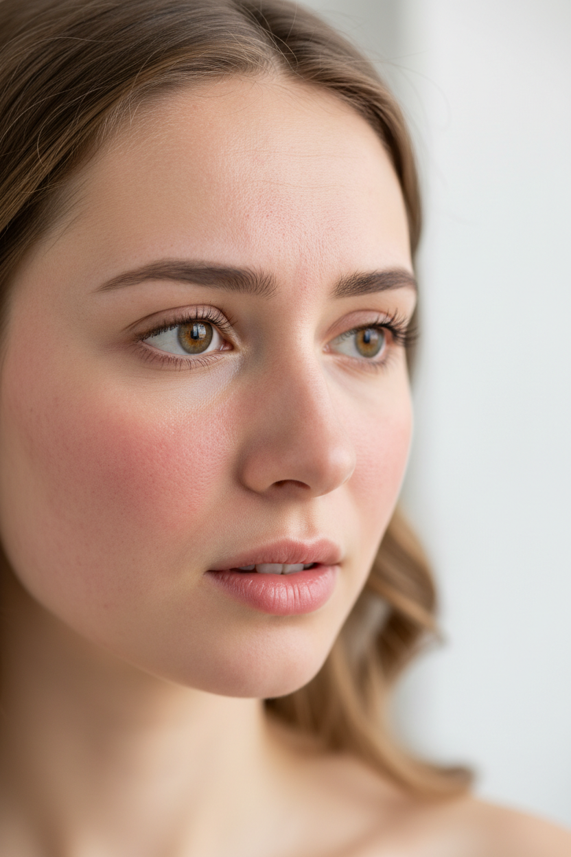 repair damaged skin barrier girl with irritated skin
