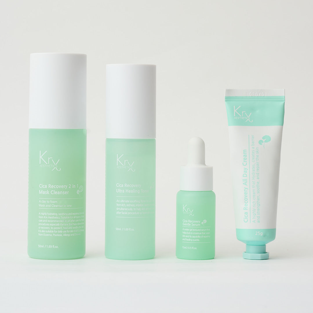 KRX Cica Recovery Bundle for sensitive skin and barrier repair