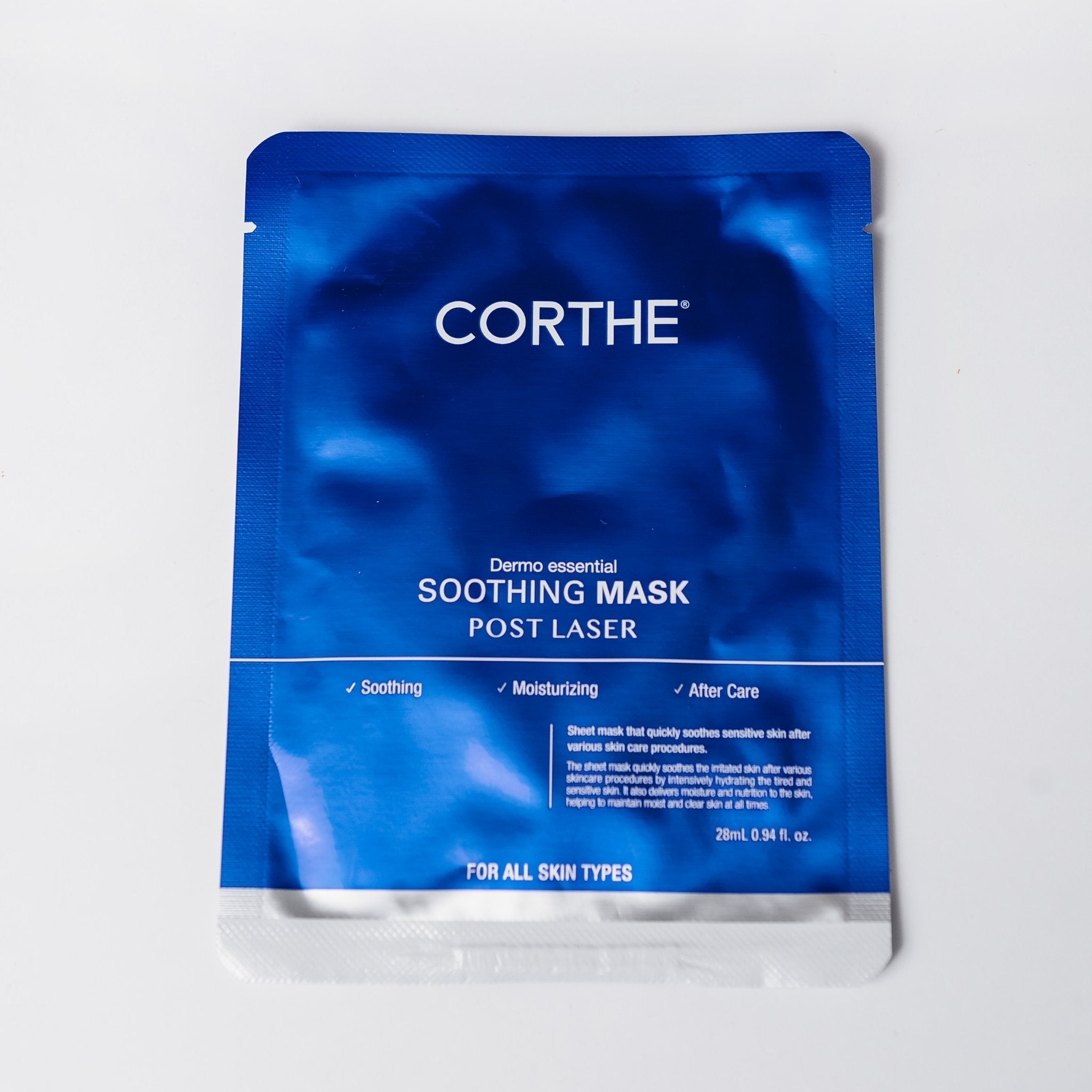 Corthe Soothing Sheet Mask in Sensitive Skin Recovery Routine Kit